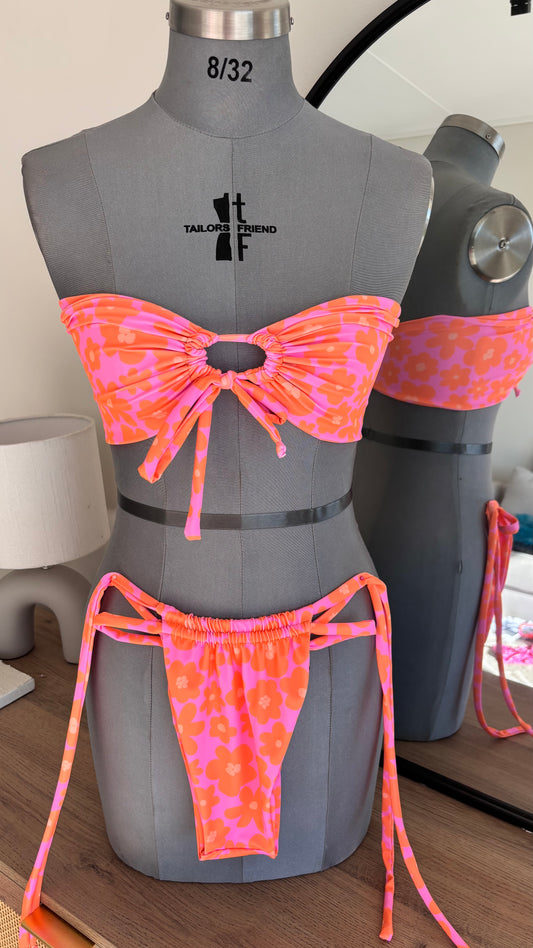 Just a Girl Top and Iconic Bottoms S